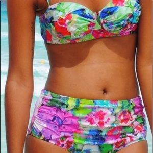 Lands end swim top and bottom